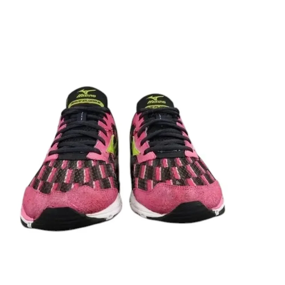 Mizuno Shoes Womens 9 Athletic Trainers Wave Elixir 8 Running Sport Active Pink